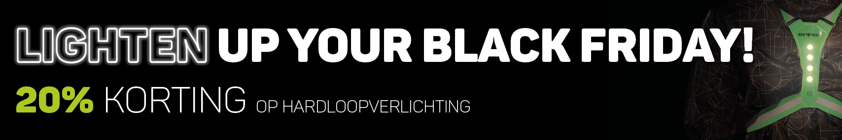 hardloop verlichting, hardloopverlichting black friday